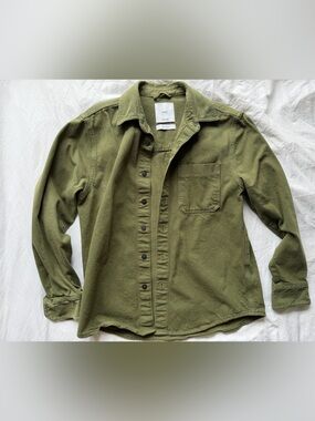 Mango Green overshirt medium